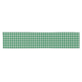Groene geruite tafelloper (Horizontaal)