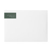 Groene geruite tartan Buffalo moderne minimalistis (Voorkant)