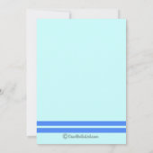 Groene geruite viervoudige foto geboorteaankondigi aankondiging (Achterkant)