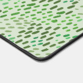 Groene geschilderde stippen bureaumat (Hoek)