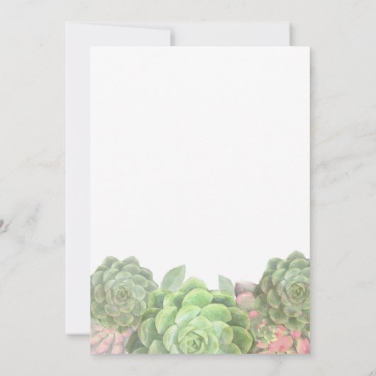 Groene geslaagde huwelijksuitnodigingen kaart (Achterkant)