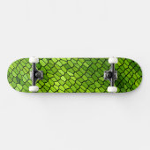 Groene geslepen glas look  persoonlijk skateboard (Horizontaal)