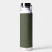 groene gespikkelde waterfles (Voorkant)