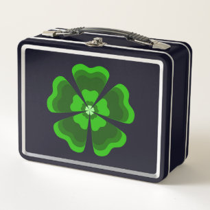 Groene gestileerde retro bloem