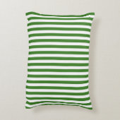 Groene Gestreepte Accent Kussen (Achterkant (Verticaal))