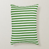 Groene Gestreepte Accent Kussen (Voorkant(Verticaal))