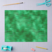 Groene gestreepte folie tissuepapier (Craft)