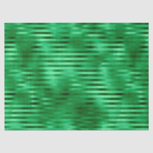 Groene gestreepte folie tissuepapier (Voorkant)