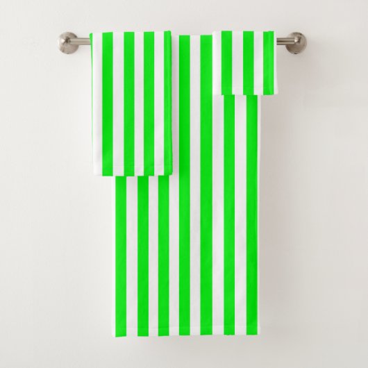 Groene gestreepte handdoeken (Insitu)