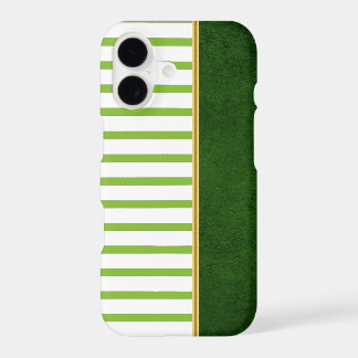 Groene gestreepte iPhone 7 hoes