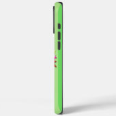 Groene gestreepte telefoonhoesje HAMbWG Case-Mate iPhone Case (Achterkant / Links)
