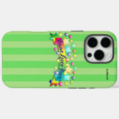 Groene gestreepte telefoonhoesje HAMbWG Case-Mate iPhone Case (Achterkant (horizontaal))