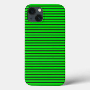 Groene gestreepte textuur Stijlvol Schoon Esthetis Case-Mate iPhone Case
