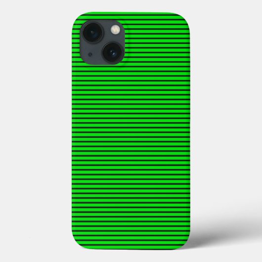 Groene gestreepte textuur Stijlvol Schoon Esthetis Case-Mate iPhone Case (Achterkant)