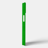 Groene gestreepte textuur Stijlvol Schoon Esthetis Case-Mate iPhone Case (Achterkant / Rechts)