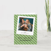 Groene gestreepte “Wil je mijn bruidsmeisje zijn?” (Voorkant)