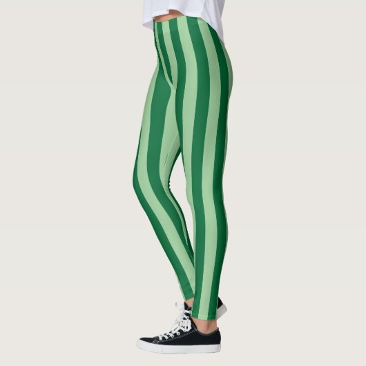 Groene gestripte Leggings (Links)