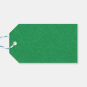 Groene gestructureerd oppervlak met wervelend patr cadeaulabel (Achterkant Horizontaal)