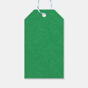 Groene gestructureerd oppervlak met wervelend patr cadeaulabel