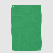 Groene gestructureerd oppervlak met wervelend patr golfhanddoek (Voorkant)