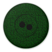 Groene getextureerde Button Keramische Knop (Voorkant)