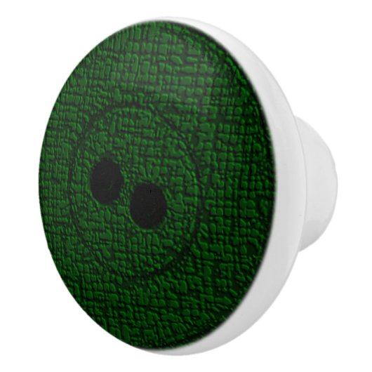Groene getextureerde Button Keramische Knop (Rechts)