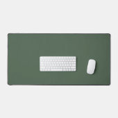 Groene Getextureerde Desk Mat voor Kantoor (Keyboard & Muis)