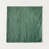 Groene geverfde wand wandkleed (Voorkant (horizontaal))