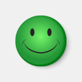 Groene Gezichtsmagneet Magneet (Voorkant)