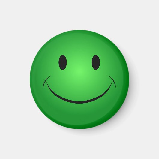 Groene Gezichtsmagneet Magneet (Voorkant)