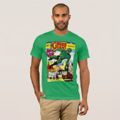 Groene Giant  strips T-shirt (Voorkant volledig)