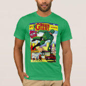 Groene Giant strips T-shirt (Voorkant)
