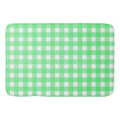 Groene gingham badmat (Voorkant)