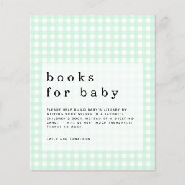 Groene Gingham Boeken voor Baby bijlage
