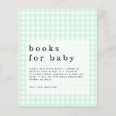Groene Gingham Boeken voor Baby bijlage (Voorkant)