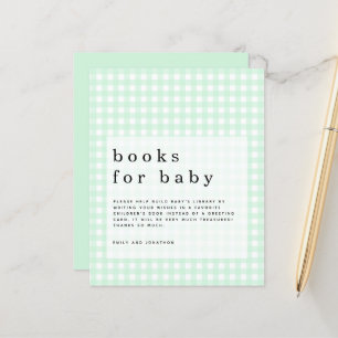 Groene Gingham Boeken voor Baby bijlage