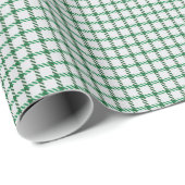 Groene Gingham Cadeaupapier (Rol Hoek)