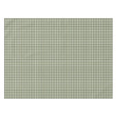 Groene gingham check plaid ontwerp Tafelkleed (Voorkant (Horizontaal))