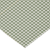 Groene gingham check plaid ontwerp Tafelkleed (Gekanteld)