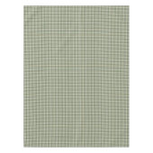 Groene gingham check plaid ontwerp Tafelkleed (Voorkant)