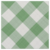 Groene Gingham Controleert Patroon Geometric Stof (Close Up)