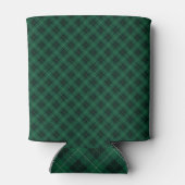 Groene Gingham Golf Bruidsdouche Blikjeskoeler (Achterkant)