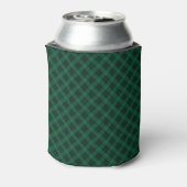 Groene Gingham Golf Bruidsdouche Blikjeskoeler (Blikje Achterkant)