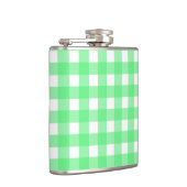 Groene gingham heupfles (Rechts)
