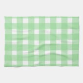 Groene Gingham Keukenhanddoek (Horizontaal)
