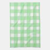 Groene Gingham Keukenhanddoek (Verticaal)