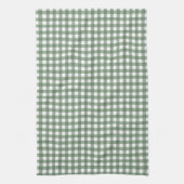 Groene Gingham Keukenhanddoek (Verticaal)