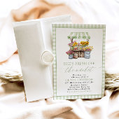 Groene Gingham komt rechtstreeks van de markt Brui Kaart