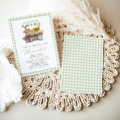 Groene Gingham komt rechtstreeks van de markt Brui Kaart