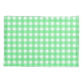 Groene gingham kussensloop (Achterkant)